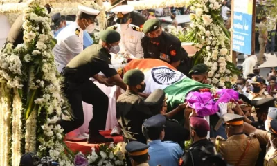 India declared two days of national mourning and lowered the country’s flags through Monday