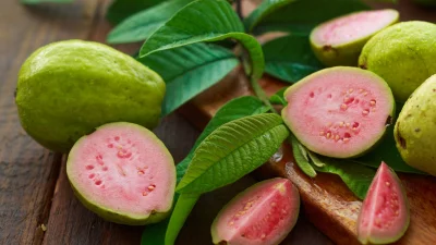 The vitamin C in guava is responsible for the production of collagen