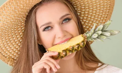 The Vitamin C in pineapple can help reduce the risk of developing cataracts