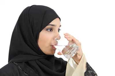 Drink at least 8 glasses of water a day