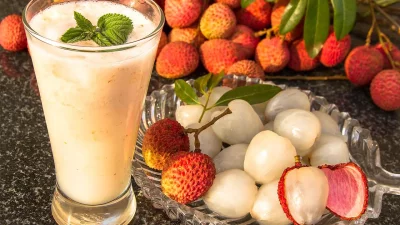 Litchi is an excellent source of Vitamin C