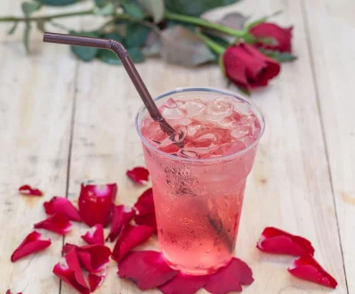 Fragrant and refreshing rose drink is the perfect for summer