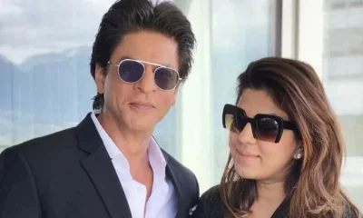 Shah Rukh and his manager Pooja 