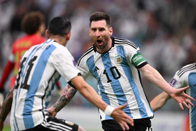 Messi has run to celebrate his goals in Qatar